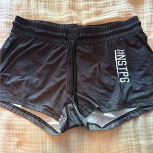Nasty Pig Black and White Athletic Shorts